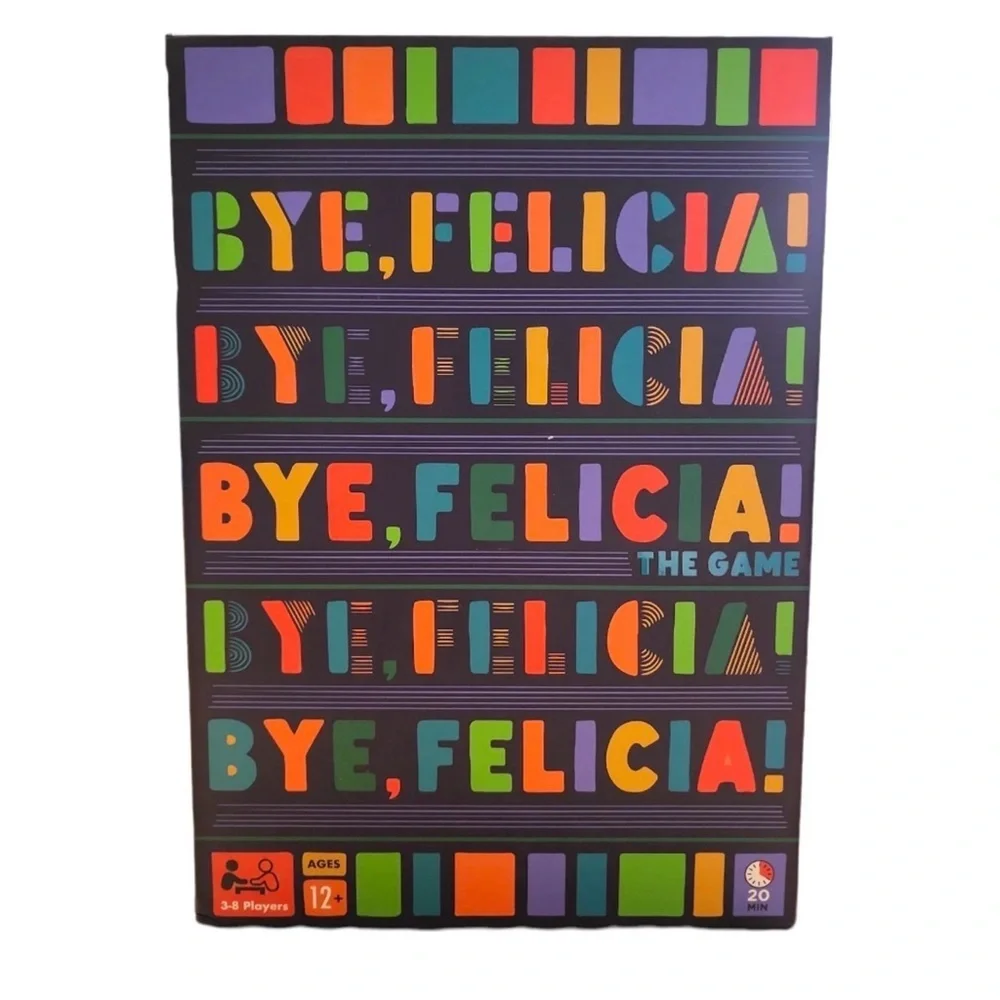 Bye Felicia! The Game Party Board Card Game 3 - 8 Players New in Box